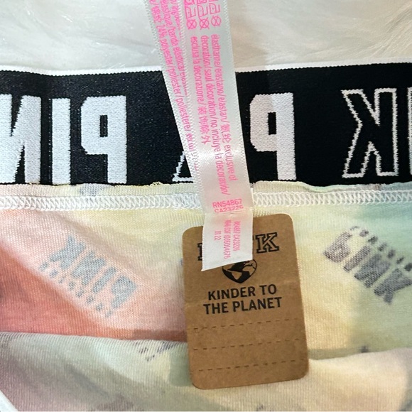 Sz S/P PINK Victoria's Secret Rainbow Hipsters Block Color Briefs - Picture 7 of 8